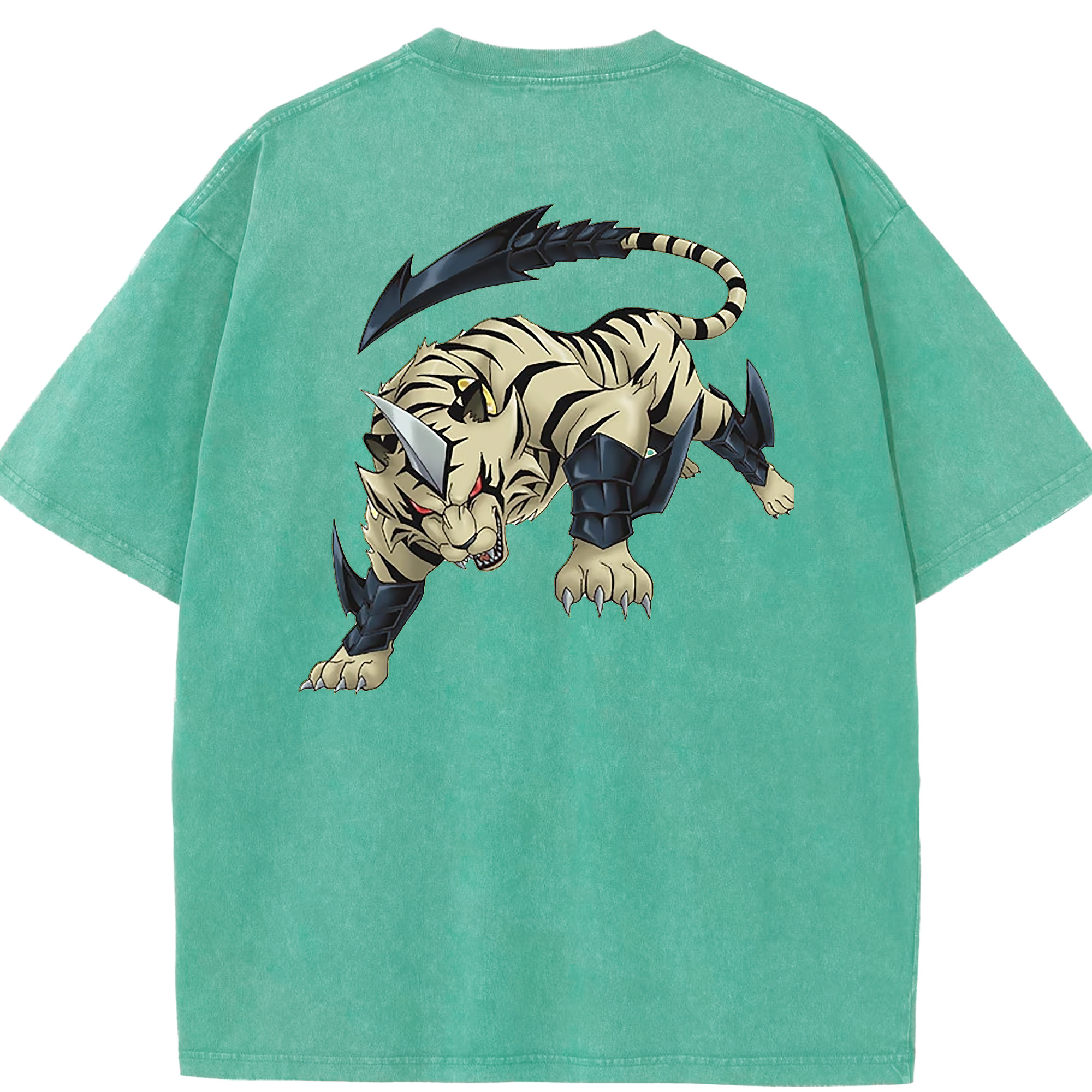 （画像用） 遊☆戯☆王 Yu-Gi-Oh! 綿100% ヴィンテージ風 半袖Tシャツ（背面プリント）